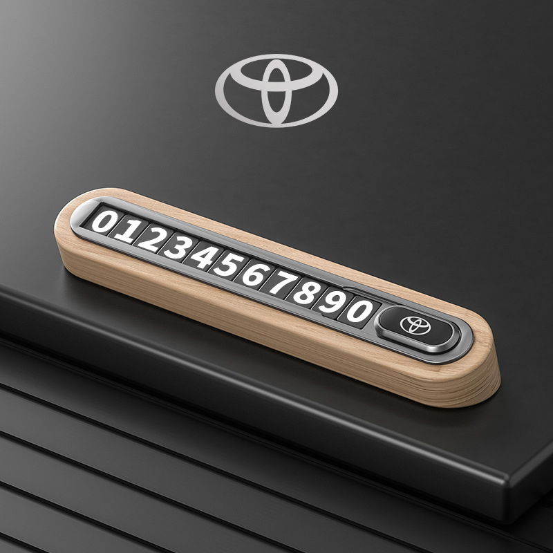 Valrieksta koka īslaicīga stāvvietas numura plāksne automobiļim – slēpta tipa, bez personalizācijas