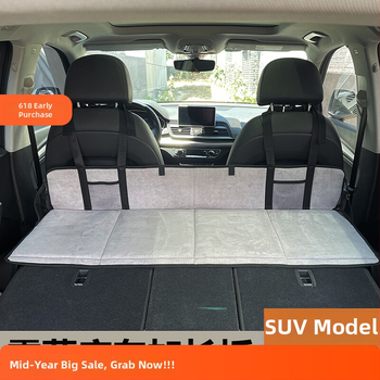 Suv ceļojumu gulta aizmugurē bagāžas nodalījumā — automātiska uzpūšana, flokēts audums, modelis 1537-3