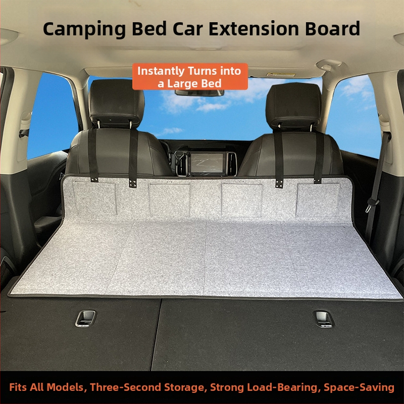 SUV cestovná posteľ pre zadný kufor — automatické nafúknutie, flokovaná tkanina, model 1537-3