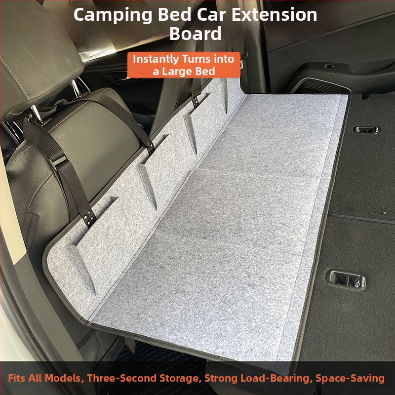 SUV cestovná posteľ pre zadný kufor — automatické nafúknutie, flokovaná tkanina, model 1537-3
