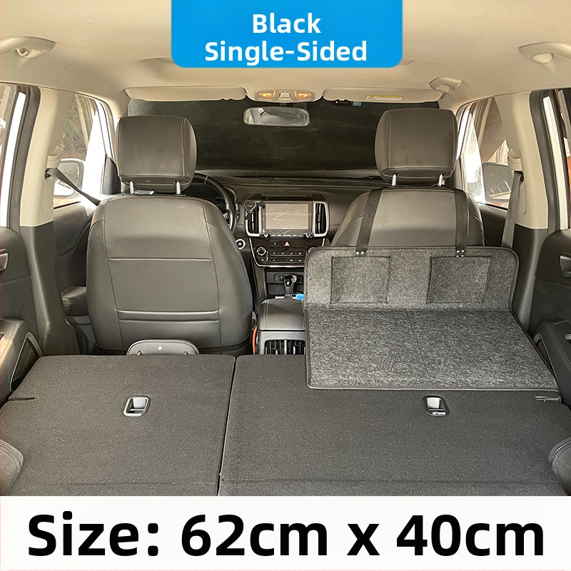 Suv ceļojumu gulta aizmugurē bagāžas nodalījumā — automātiska uzpūšana, flokēts audums, modelis 1537-3