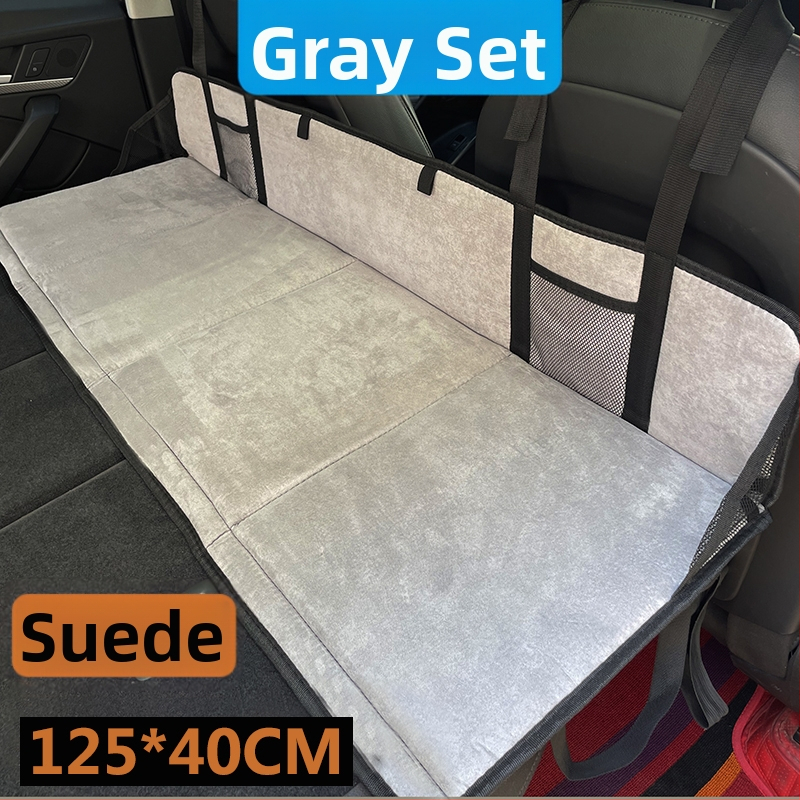 Suv ceļojumu gulta aizmugurē bagāžas nodalījumā — automātiska uzpūšana, flokēts audums, modelis 1537-3