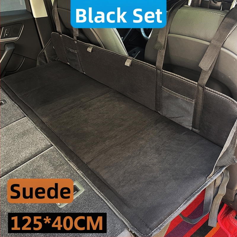 Suv ceļojumu gulta aizmugurē bagāžas nodalījumā — automātiska uzpūšana, flokēts audums, modelis 1537-3