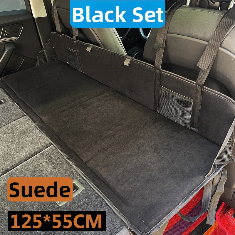 Suv ceļojumu gulta aizmugurē bagāžas nodalījumā — automātiska uzpūšana, flokēts audums, modelis 1537-3