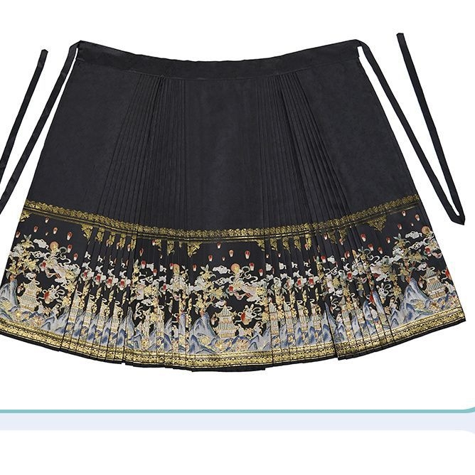 Hanfu haljina s brokatom i vezom, glavna tkanina Spandex 80-90%, drugi sastav Spandex 30-50%, vezenje, ljeto 2022