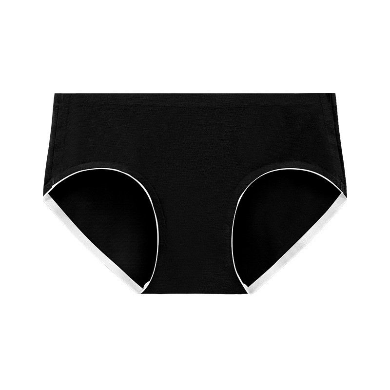 Ženske modalne gaćice, prozračne, srednji pojas, pletene, podstava od 100% svile Mulberry