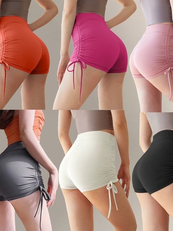 Obfen jogos šortai — drėgmės šalinimas, ypač elastingi ir kvėpuojantys audiniai, nailonas/spandeksas (80/20), 31 cm ilgio šortai