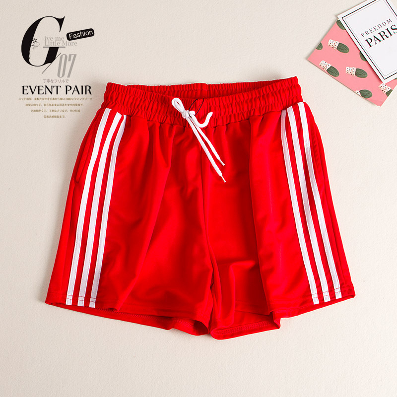 Ženske hlače s tri pruge, široke nogavice, capri duljina, pamuk-mješavina, elegantan svakodnevni stil, proljeće 2024