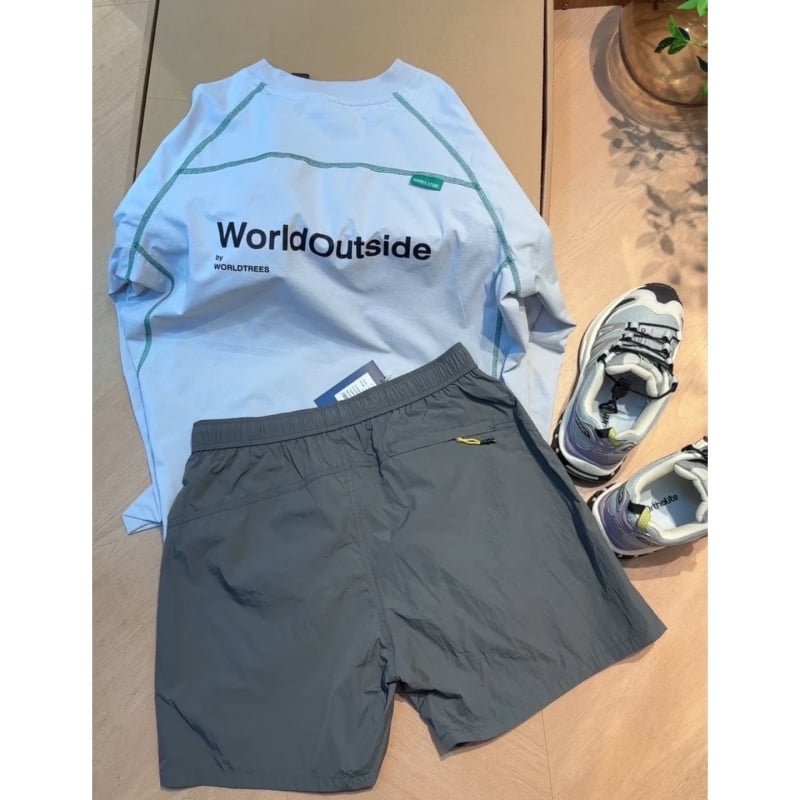 Uniszex kerékpáros Capri rövidnadrág - magas derekú, gyorsan száradó, vékony poliészter (70–80%), nyár 2025, hegységi stílus