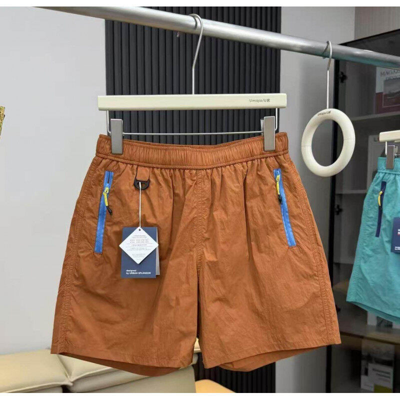 Uniszex kerékpáros Capri rövidnadrág - magas derekú, gyorsan száradó, vékony poliészter (70–80%), nyár 2025, hegységi stílus