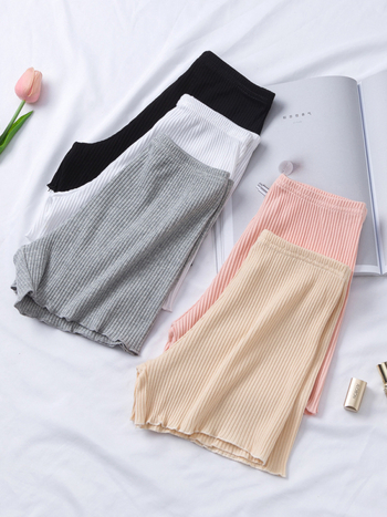 Droši kokvilnas šorti - plāni, vidējā josta, svītraini, ātri žūst