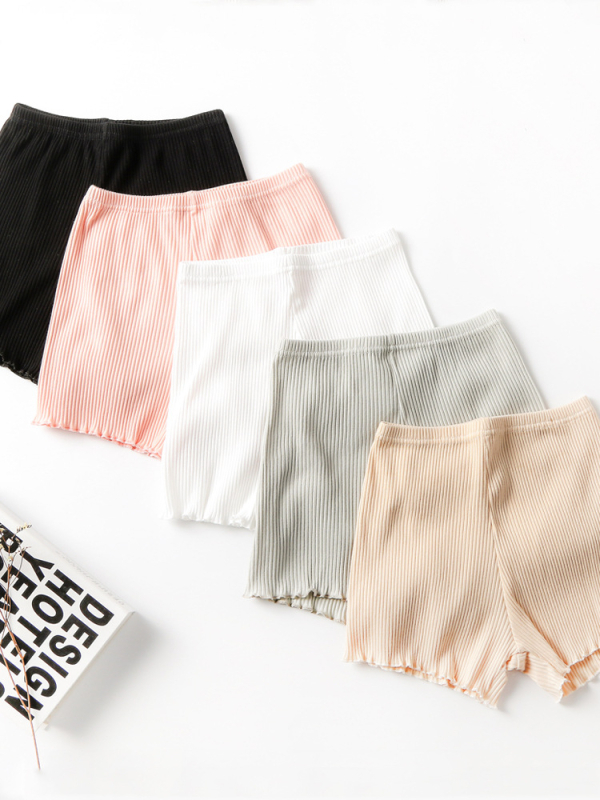 Droši kokvilnas šorti - plāni, vidējā josta, svītraini, ātri žūst