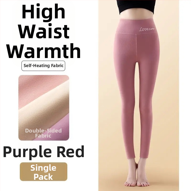 Sieviešu bezšuvju termālās legingas ar augstu vidukli, Derong audums, vidēja biezuma