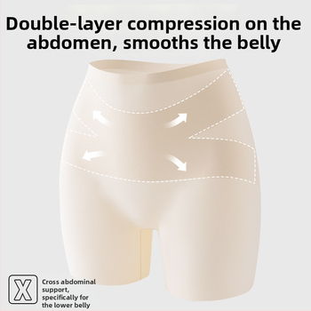 Sieviešu drošības bikses ar augstu jostu vēdera kontrolei un sēžamvietas pacelšanai – neilons 80%, kaudzes oderes 95% viskozē