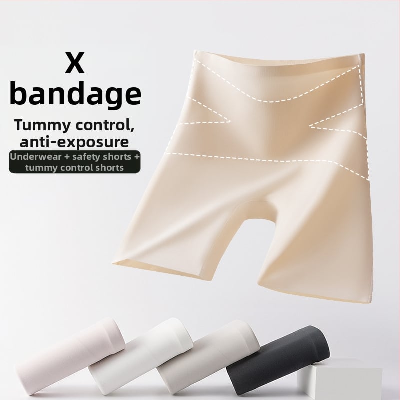 Sieviešu drošības bikses ar augstu jostu vēdera kontrolei un sēžamvietas pacelšanai – neilons 80%, kaudzes oderes 95% viskozē