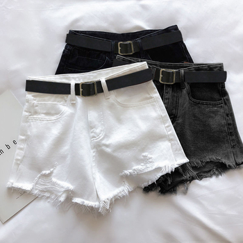 Naistele džinsised lühikesed – kõrge vöökoht, laiad lõiked, lõhed, kolmandiku pikkus, denim/puuvill