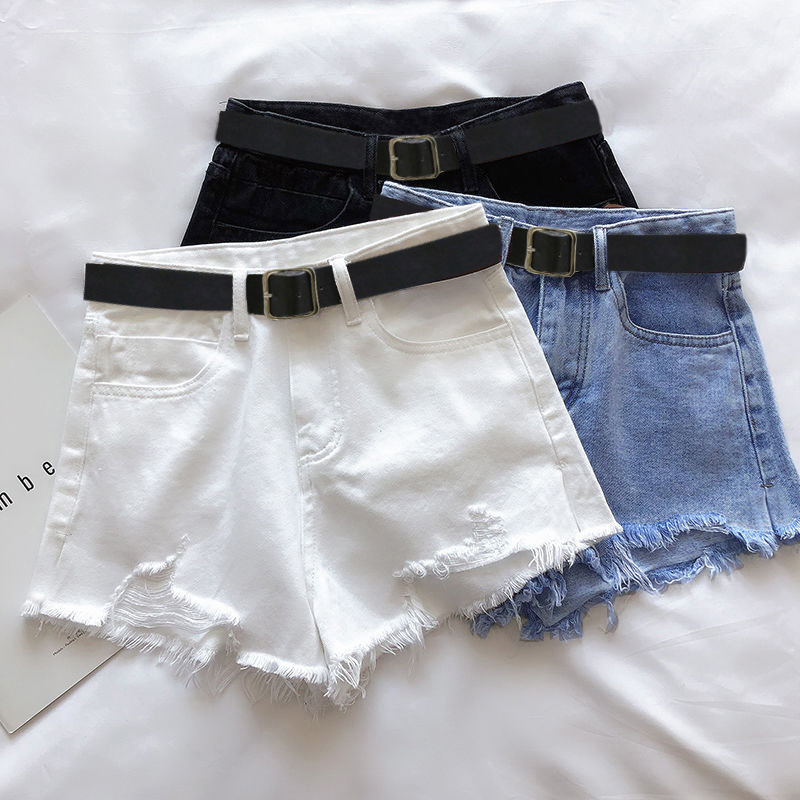 Naistele džinsised lühikesed – kõrge vöökoht, laiad lõiked, lõhed, kolmandiku pikkus, denim/puuvill