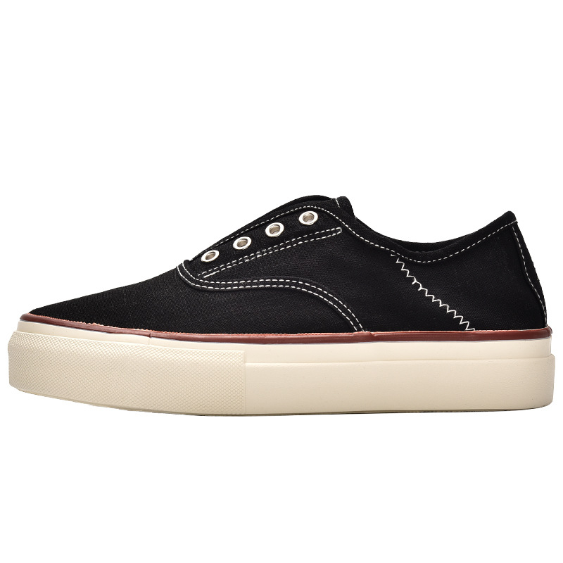 Ženske platnene tenisice slip-on, svakodnevni casual stil, prozračan gornji dio od platna, nizak đon 1–3 cm, uložak od umjetnog krzna