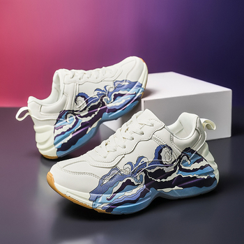 Sporta stila ikdienas apavi, universāli, ar šņorēm, zems profils, augšdaļa no sintētiskās ādas