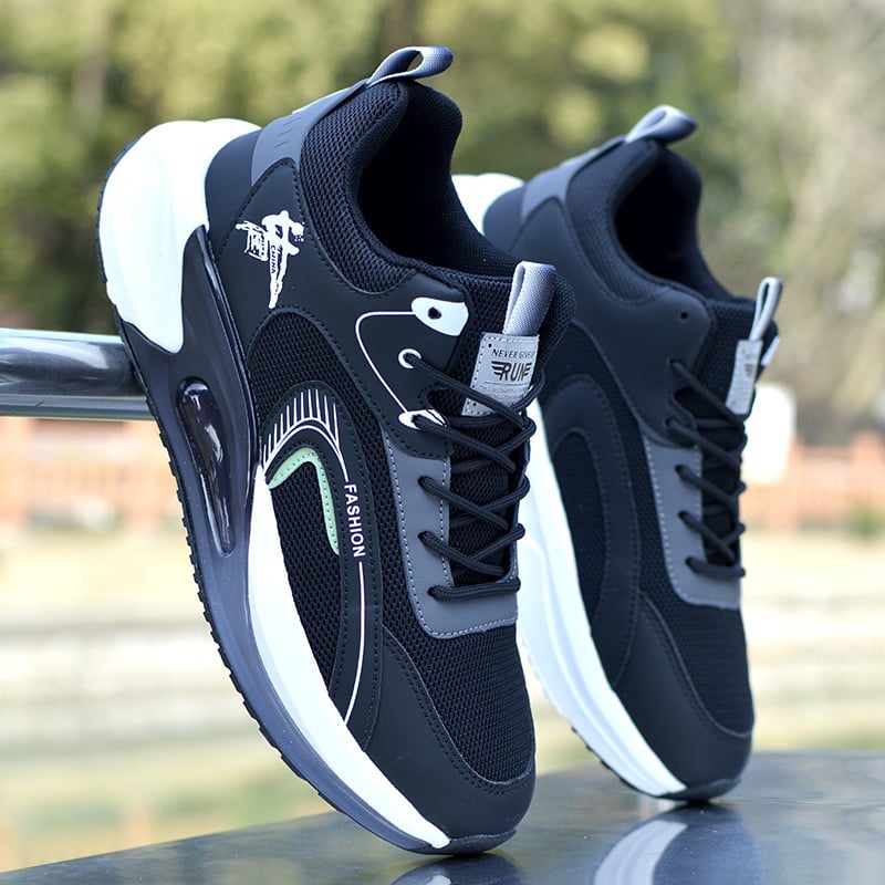 Unisex tīklu kurpes ar vidēja augstuma augšdaļu, elpojošs tīklu augšdaļa, EVA iekšējā zole, anti‑slīdējoša gumijas zole, rotējoša sprādze