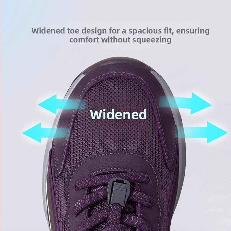 Unisex sieťové športové topánky na chôdzu, leto, guľatý špička, zapínanie na elastickú pásku