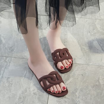 Ženske PVC papuče, prozračne, ležerni stil, injektirana đon, niski potpetica 1–3 cm