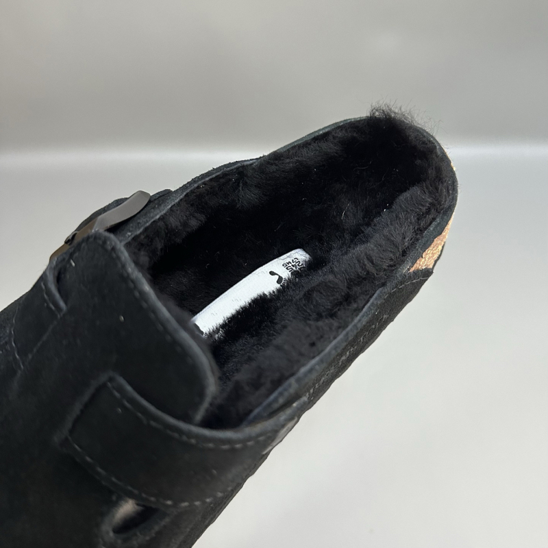 Papuci pluș cu vârf din plută, partea superioară velur, căptușeală din lână pură, talpă din plută naturală + EVA, pentru adulți