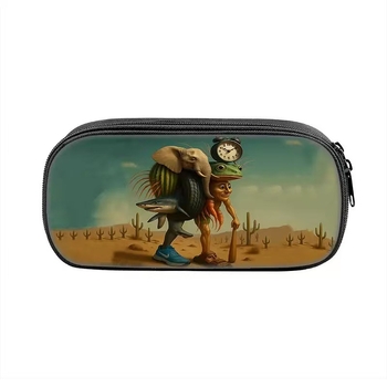 Oxford auduma pildspalvu maciņš ar multfilmu motīvu, poliestera iekšpuse, elpojošs, piemērots 1.–2. klašu skolēniem