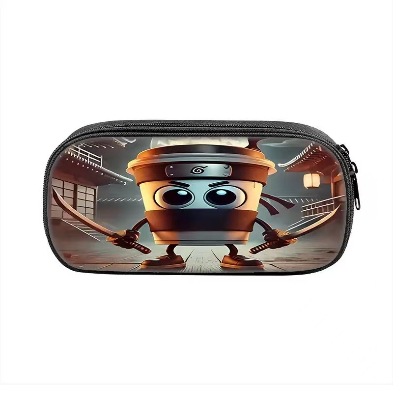 Oxford auduma pildspalvu maciņš ar multfilmu motīvu, poliestera iekšpuse, elpojošs, piemērots 1.–2. klašu skolēniem