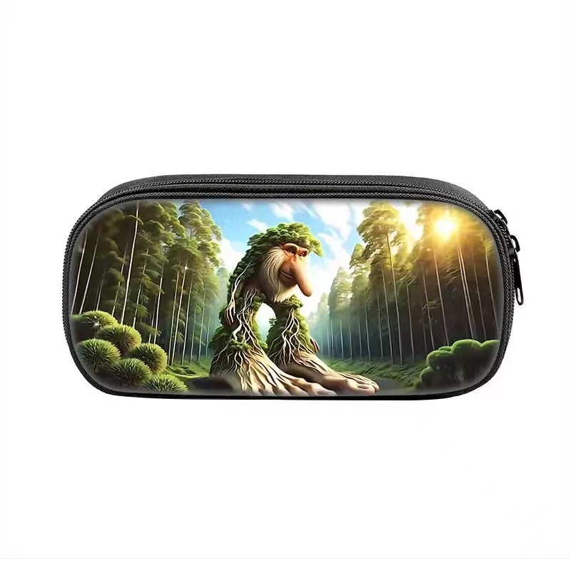 Oxford auduma pildspalvu maciņš ar multfilmu motīvu, poliestera iekšpuse, elpojošs, piemērots 1.–2. klašu skolēniem