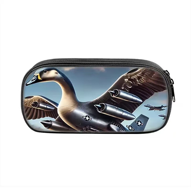 Oxford auduma pildspalvu maciņš ar multfilmu motīvu, poliestera iekšpuse, elpojošs, piemērots 1.–2. klašu skolēniem