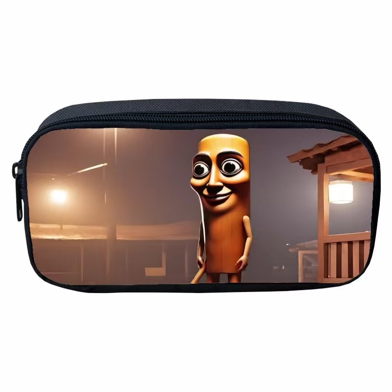 Oxford auduma pildspalvu maciņš ar multfilmu motīvu, poliestera iekšpuse, elpojošs, piemērots 1.–2. klašu skolēniem