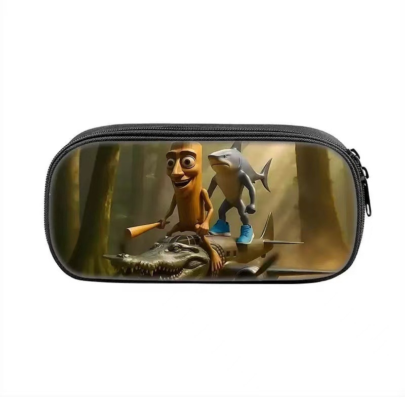 Oxford auduma pildspalvu maciņš ar multfilmu motīvu, poliestera iekšpuse, elpojošs, piemērots 1.–2. klašu skolēniem