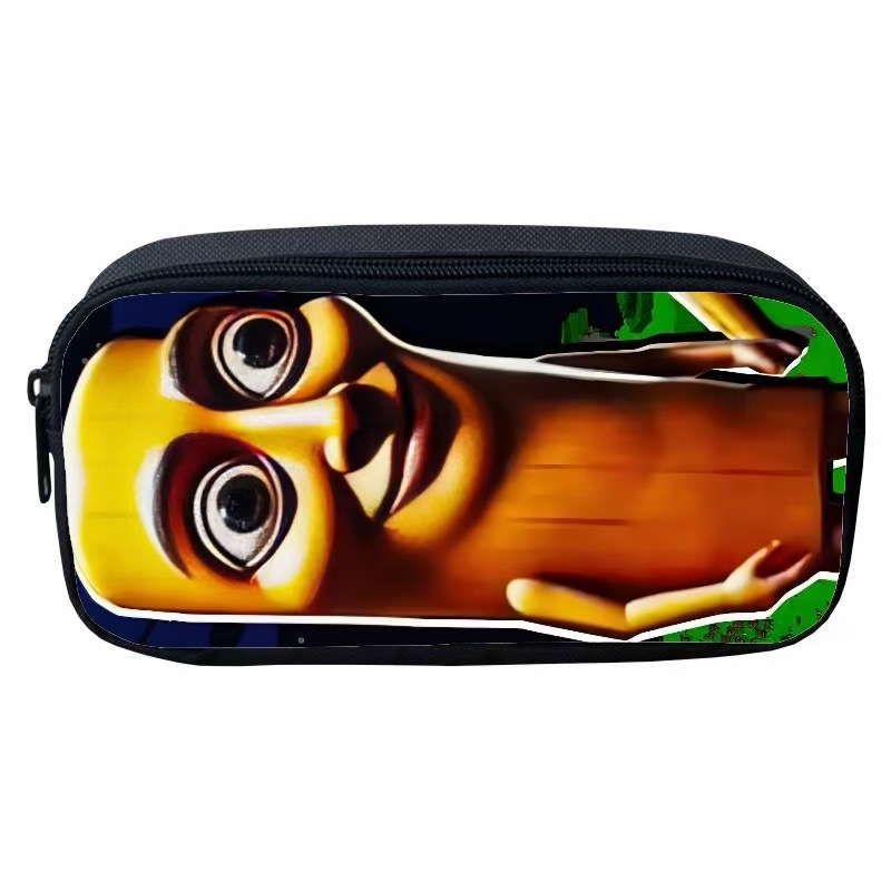 Oxford auduma pildspalvu maciņš ar multfilmu motīvu, poliestera iekšpuse, elpojošs, piemērots 1.–2. klašu skolēniem