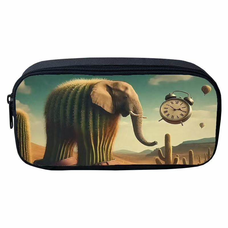 Oxford auduma pildspalvu maciņš ar multfilmu motīvu, poliestera iekšpuse, elpojošs, piemērots 1.–2. klašu skolēniem