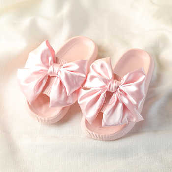 Sandale cu bretea unică, fundă, talpă EVA groasă 3–5 cm, respirante, stil prințesă, vulcanizate