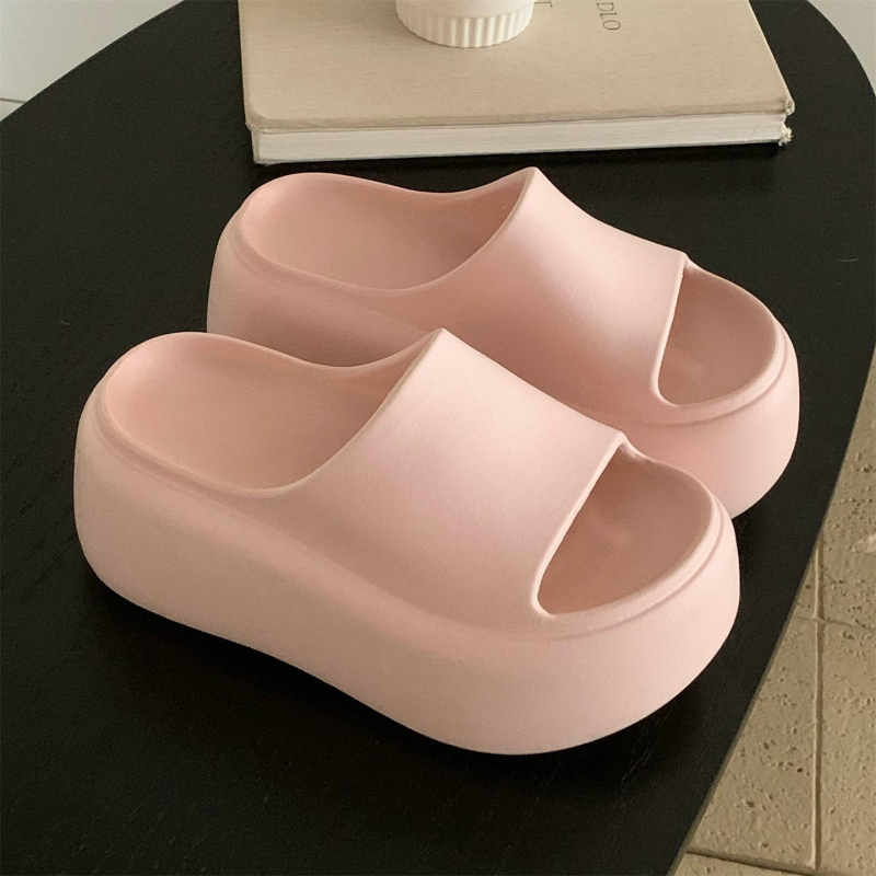 Sieviešu sandales ar 8 cm palielinājumu augstumā, EVA augšējā daļa un zole, ar arku atbalstu, pretslīdējoša zole, ērtas ikdienas valkāšanai.