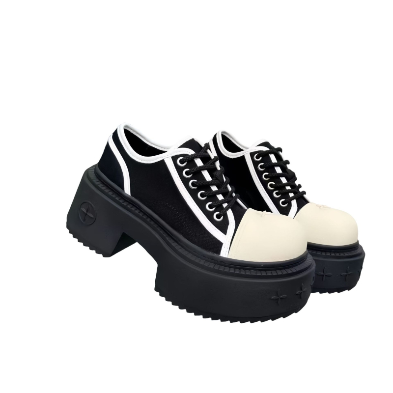 Derby kingad – ümmarguse ninaga, veisliha nahk, veepõhja värviga nahk, eesmine luku kinnis, TPR kannatala, kand 6–8 cm