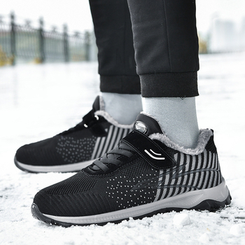 Talvised kergejooksujalatsid fleece voodriga, unisex, kerge konstruktsioon, võrk-kattega pealne, madal konts