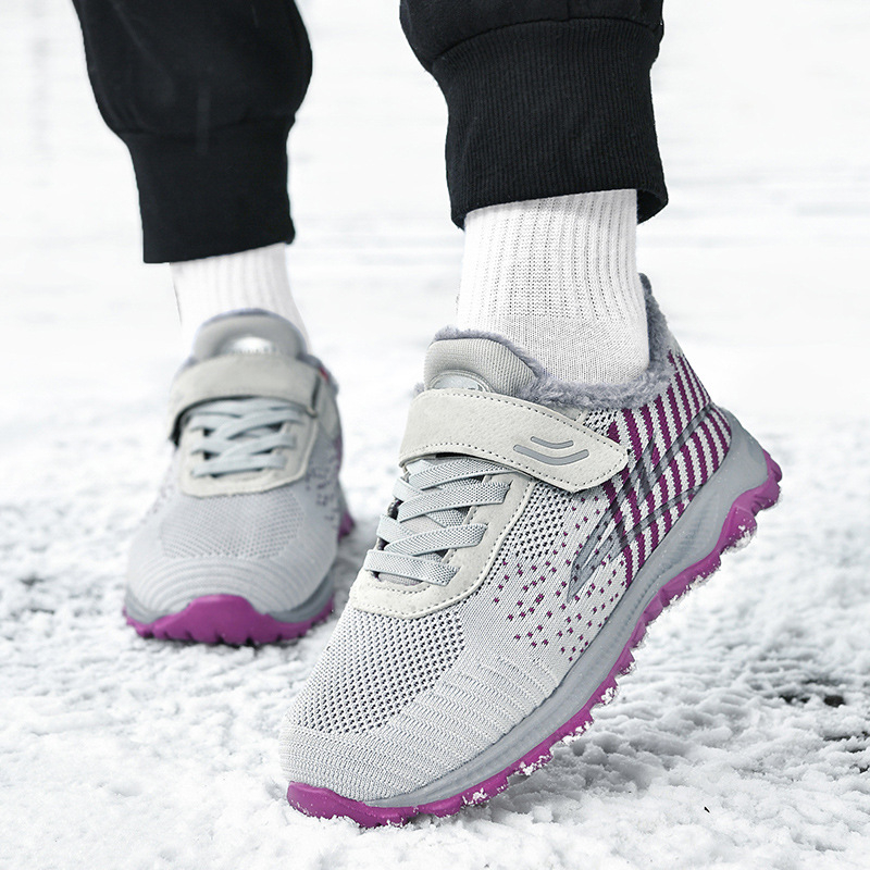 Talvised kergejooksujalatsid fleece voodriga, unisex, kerge konstruktsioon, võrk-kattega pealne, madal konts