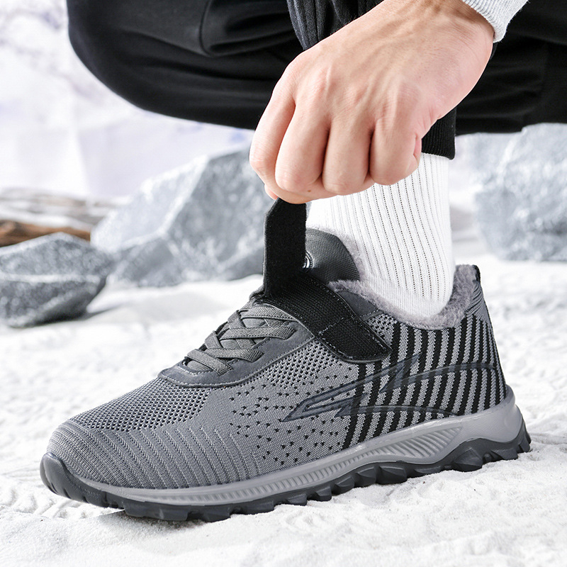 Talvised kergejooksujalatsid fleece voodriga, unisex, kerge konstruktsioon, võrk-kattega pealne, madal konts