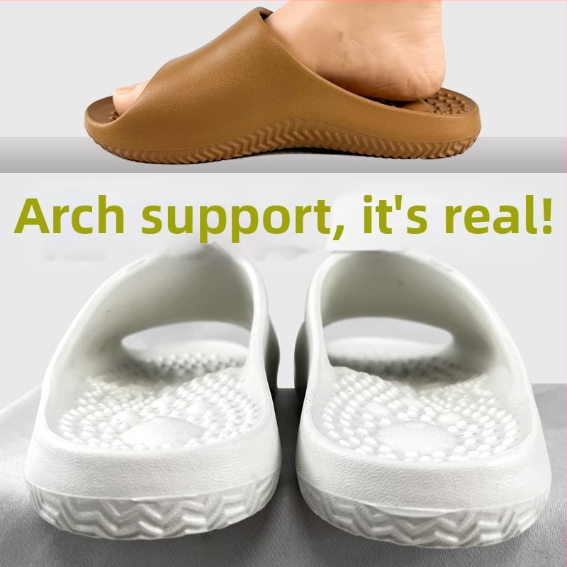 Papuci de masaj cu sprijin pentru arc pentru adulți – talpă EVA, respirabile, anti-derapare, masaj cu puncte acupunturale, pentru interior/exterior