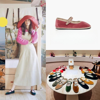 Naistele Mary Jane kingad veluurist — igapäevaseks kandmiseks, ümmarguse varbaga, klambri kinnitusega, madal ülaosa, lame tall