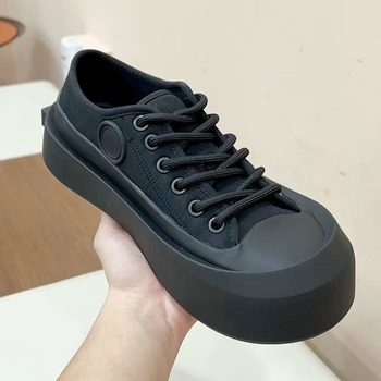 Naiste lace-up tossud platvormiga, madala ülaosaga, kummist talla, lamba naha sisetald