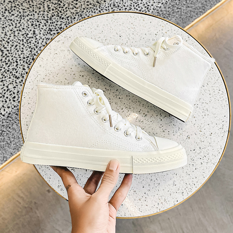 Kanvas kurpes Korejas stilā, zemā augšdaļa, mākslīgā pūka iekšējā oderē, vulkanizēta zole, ziemas lietošanai