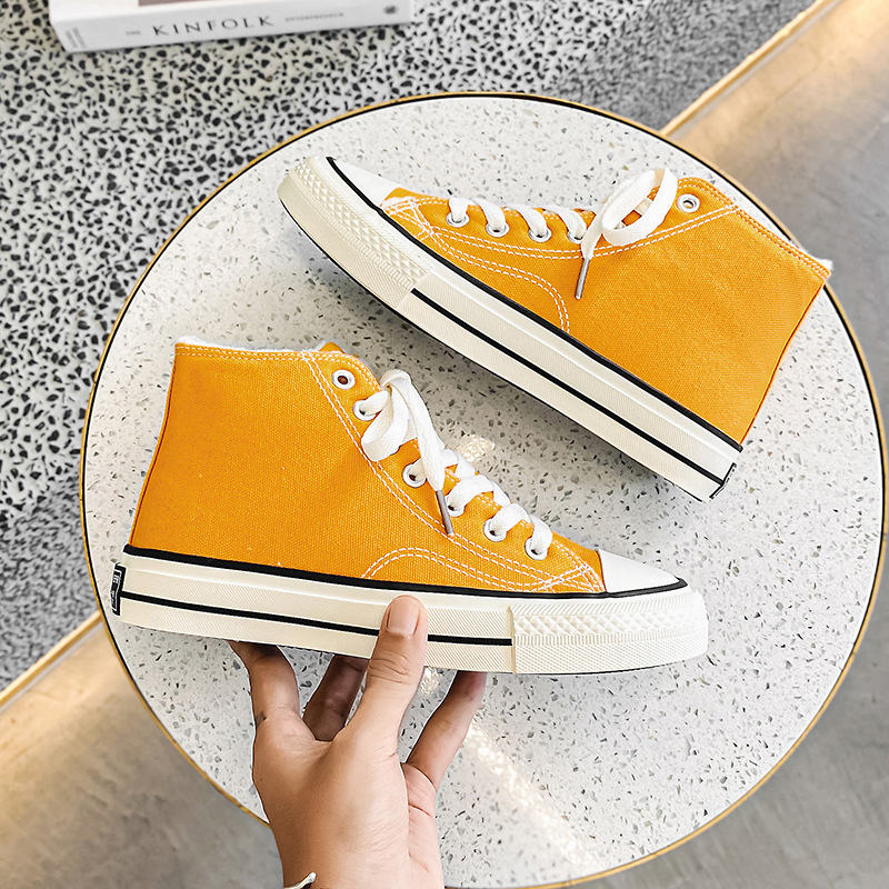 Kanvas kurpes Korejas stilā, zemā augšdaļa, mākslīgā pūka iekšējā oderē, vulkanizēta zole, ziemas lietošanai