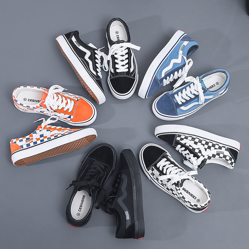 Unisex kanvas kurpes ar zemu augšu, vulkanizēta zole, ziemas 2025 izdevums, elpojošas, ikdienas stils