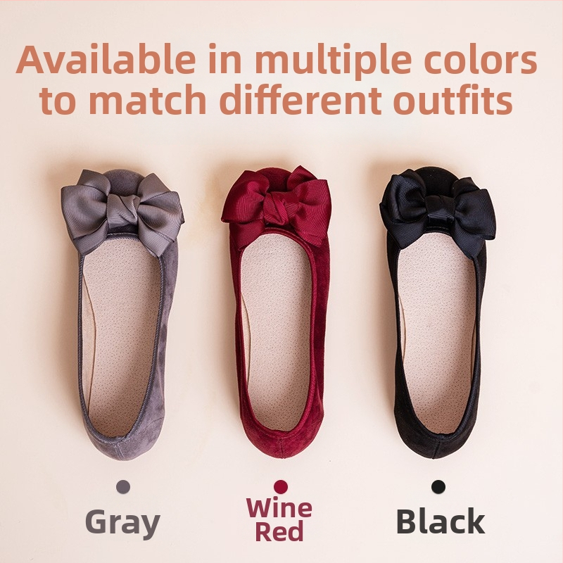 Dámske látkové topánky s mašličkou, priedušné a ľahké, bavlnený vršok, PU podrážka, okrúhla špička, nízky top, na jar