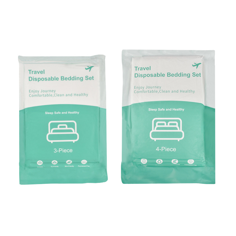 Σετ σεντόνια ξενοδοχείου μίας χρήσης από μη υφασμένη ύλη, τετράδα