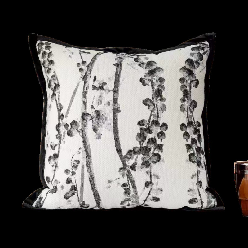 Navlaka za jastuk za kauč – poliester, cvjetni uzorak, moderni minimalistički stil